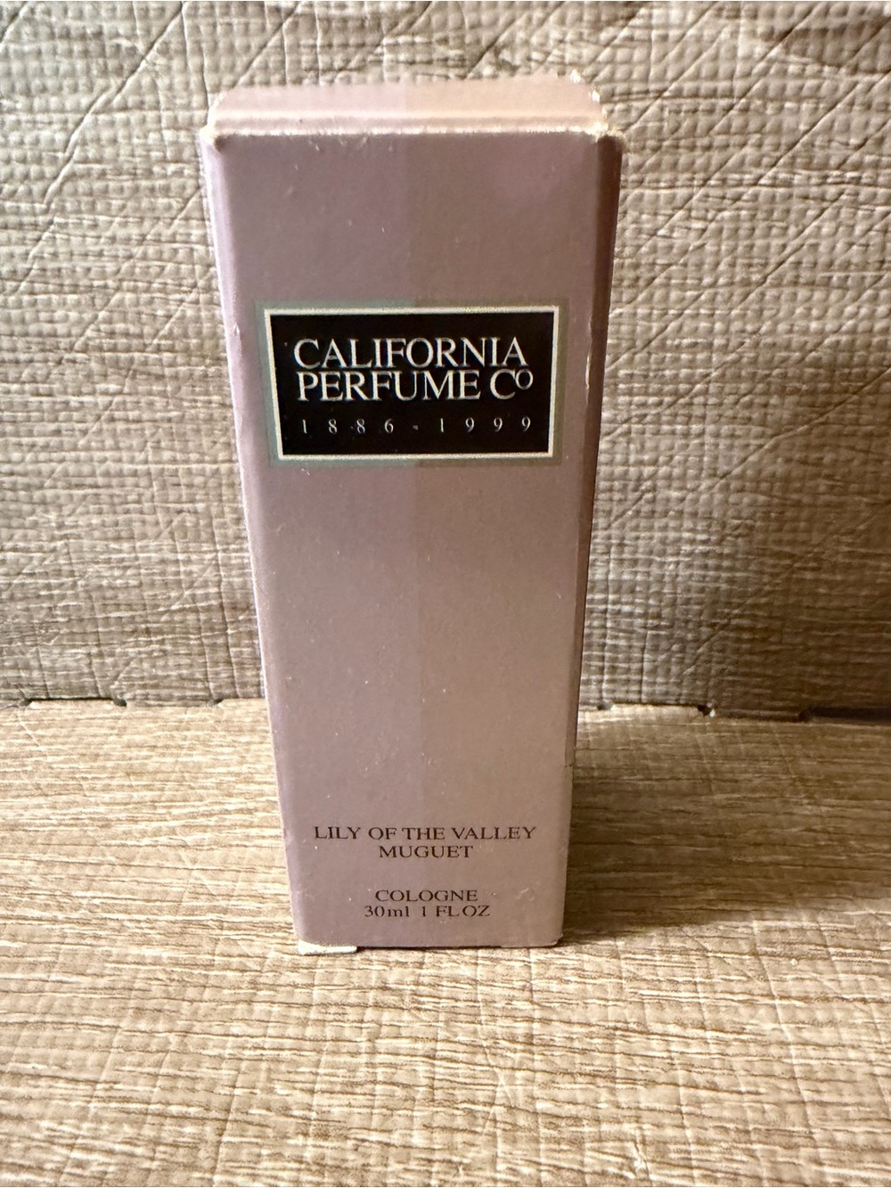 Avon's California Perfume Co. Cologne 1 fl. oz. LILY OF THE VALLEY/MUGUET
